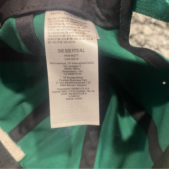Vans Green Baseball Cap - Picture 4 of 4